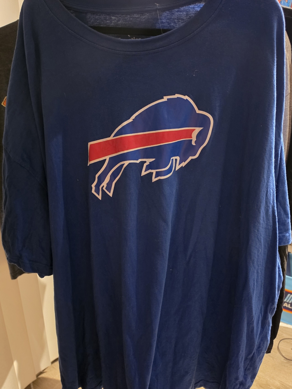 Fanatics Blue Short-Sleeve Buffalo Graphic Tee - Unisex Sleepwear Or MENS 6xl